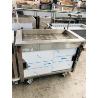 MOBILE DISPLAY COLD WELL WITH 3 STEEL EUTETIC(?) PLATES (VCPW3)