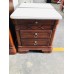 ORLANDO MARBLE TOP BEDSIDE TABLES SOLD AS PAIR