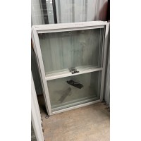 1200 X 880MM - DOUBLE HUNG ALUMINIUM WINDOW IN GREY