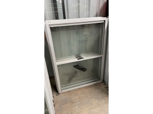 1200 X 880MM - DOUBLE HUNG ALUMINIUM WINDOW IN GREY