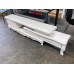 WHITE MARBLE TOP TV STAND