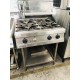 ZANUSSI GAS 4 BURNER COOKTOP ON STAND (UNTESTED) 2ND HAND - SOLD AS IS
