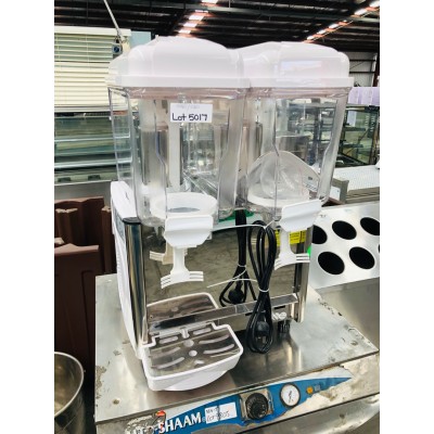 TWO BOWL JUICE DISPENSER, PADDLE STIRRING SYSTEM - #KD-2X12P