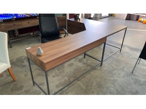 CORNER OFFICE DESK WITH DRAWERS