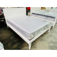 LOLA WHITE DOUBLE BED - FACTORY SECOND