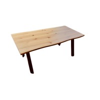 OAKLAND DINING TABLE OAK/BLACK (L180XW90XH75CM) (RRP$1300)