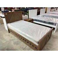 FACTORY SECOND LANDON KING SINGLE BED WITH TRUNDLE