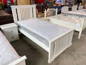 IVY KING SINGLE BED - SNOW