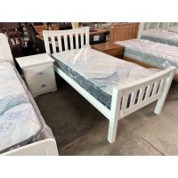 MELODY SINGLE BED - SNOW