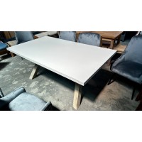 CHARLESTON RESIN STONE TOP DINING TABLE