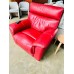 Mondo Electric Leather Lift Chair in Premium Rosso Red RRP $3586