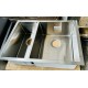 STAINLESS STEEL 1 1/2 BOWL SINK - 630 X 450MM