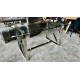 BRAND NEW ROYAL 1.6M GLASS & CHROME DINING TABLE