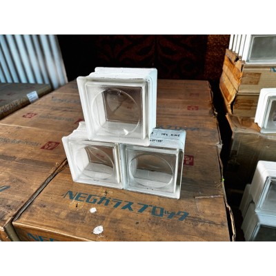 145 x 145 x 95 Corona White glass blocks / bricks Sold individually
