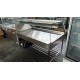 J & J INDUSTRY LARGE STAINLESS STEEL FISH DISPLAY CASE WITH