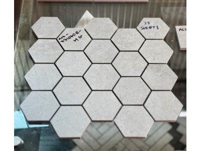 HEXAGON GREY TILE SHEET (ACS731060Q-HG)