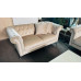 BRAND NEW 3+2+2 SEATER LOUNGE / SOFA SET IN CREAM VELVET