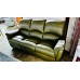 DOVE 3 SEATER LEATHER LOUNGE - VILLA VIRCH - RRP$2840 (2307C247)#001-26-03-24