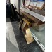 GOLD CONSOLE TABLE & MATCHING MIRROR