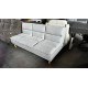 GREY FABRIC FOLD DOWN SOFA BED