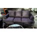 PURPLE MICROSUEDE LOUNGE SUITE 3 + 2 SEATER