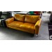 TRISTAN 2.5 SEATER LEATHER LOUNGE - VILLA HONEY - RRP$3900 