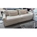 WATEGO FABRIC LOUNGE SUITE 3.5 + 3 SEATER & OTTOMAN - WARWICK HAVEN NATURAL 