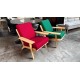 REPLICA TAHOE CHAIR WITH CUSHIONS - ASSORTED COLOURS