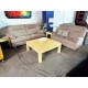 BROWN FABRIC LOUNGE SUITE 2 SEATER AND 3 SEATER RRP $6,000