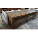 3 DRAWER 2 SHELF LOWLINE TV UNIT - NATURAL