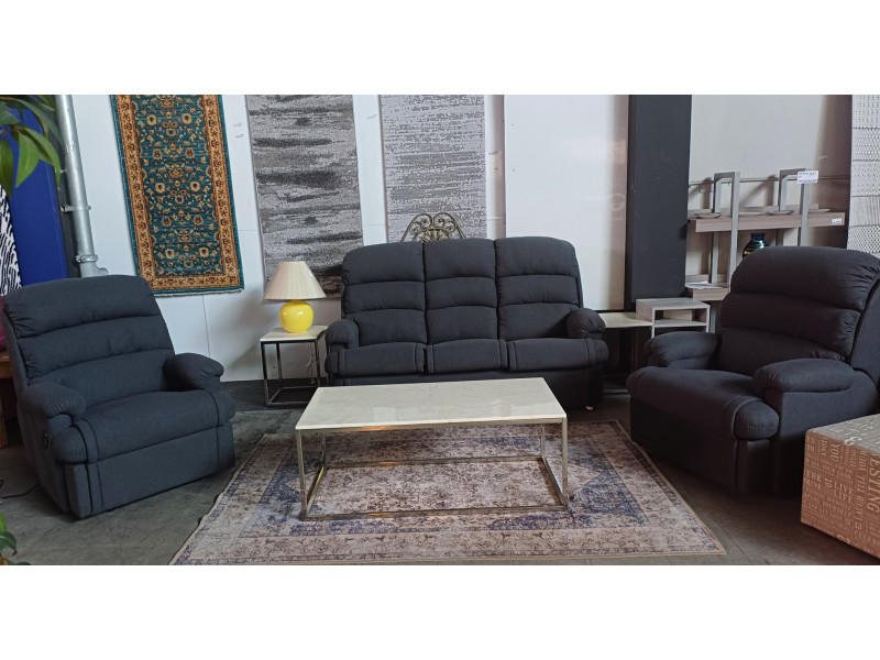 ALISON GREY FABRIC LOUNGE SUITE 