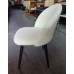 SET OF 4 CREAM BOUCLE DINING CHAIRS