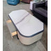 BLACK & GREY MARBLE LOOK 2 DRAWER COFFEE TABLE