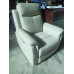 INDRA LEATHER ELECTRIC SINGLE RECLINER - VILLA OYSTER RRP$1690 (2241C182) 011-05-12-24