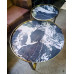 LORENZO COFFEE TABLE SET - STONE TOP