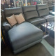 KOBE LEATHER LOUNGE WITH CHAISE- 2 SECTIONS ELECTRIC RECLINING - VILLA AUTO RRP$4800 (016/017-03-07-25)2437C194