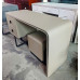DRESSING TABLE - MICROFIBRE FABRIC + STOOL (#D5) SOLD AS IS