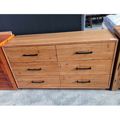 DAYTONA 6 DRAWER DRESSER (RRP$1799)