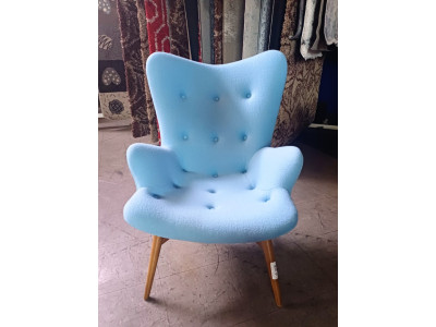 BLUE FABRIC CHAIR