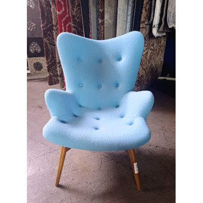 BLUE FABRIC CHAIR