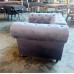 GREY STUDDED SINGLE ARM CHAIR