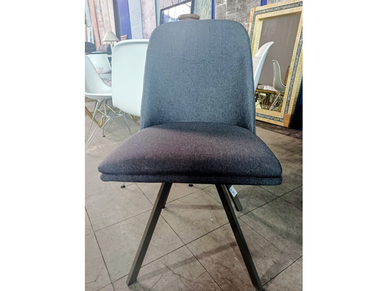 STELLA GREY FABRIC DINING CHAIR