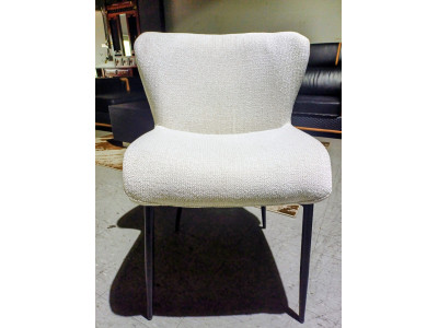KARINA CREAM FABRIC DINING CHAIR