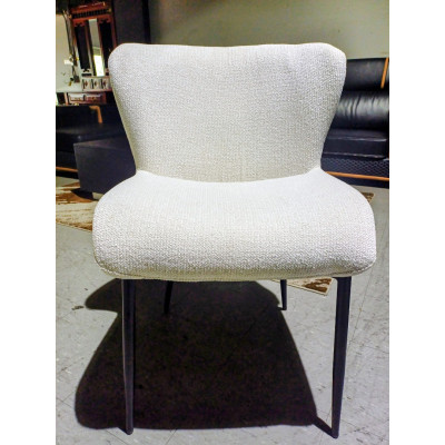 KARINA CREAM FABRIC DINING CHAIR