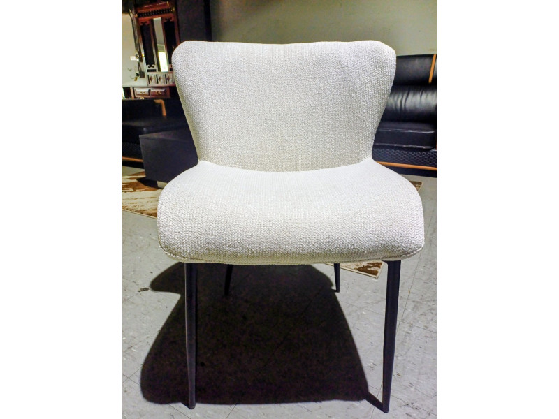KARINA CREAM FABRIC DINING CHAIR