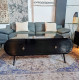 BLACK 4 DRAWER COFFEE TABLE