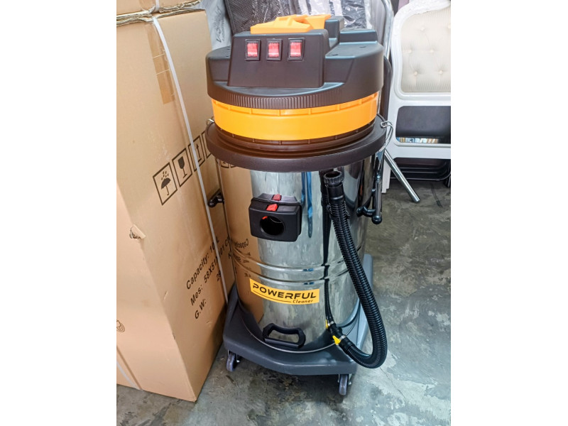 3 MOTOR WET AND DRY VACUUM CLEANER WITH 5 METRE HOSE AND 5 METRE CORD