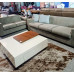 LATTE SUEDE LOUNGE SUITE 3.5 + 2.5 SEATER