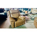 TEXAN LEATHER LOUNGE SUITE - 3 SEATER + 2 SEATER WITH SMART HOME THEATRE + 1 SEATER ALL ELECTRIC RECLINING - GREENWICH MINK