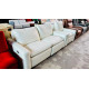 RAINES LEATHER LOUNGE SUITE 2.5 SEATER + 1 SEATER ALL ELECTRIC RECLINING - VILLA GLACIER RRP$5550